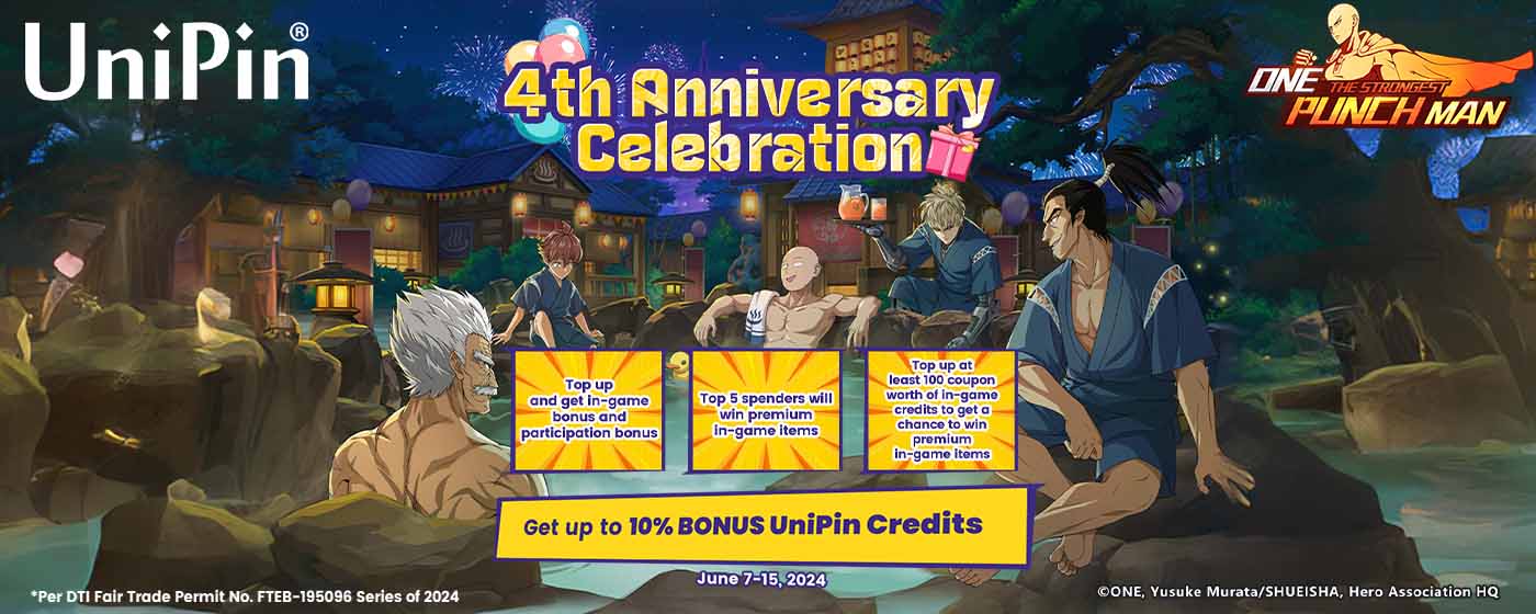 Celebrate the 4th Anniversary of One Punch Man: The Strongest! (PH)
